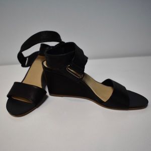 New Rag & Bone Black Damien Wedge Size 8